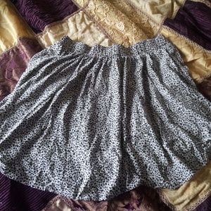 Leopard Print Skirt